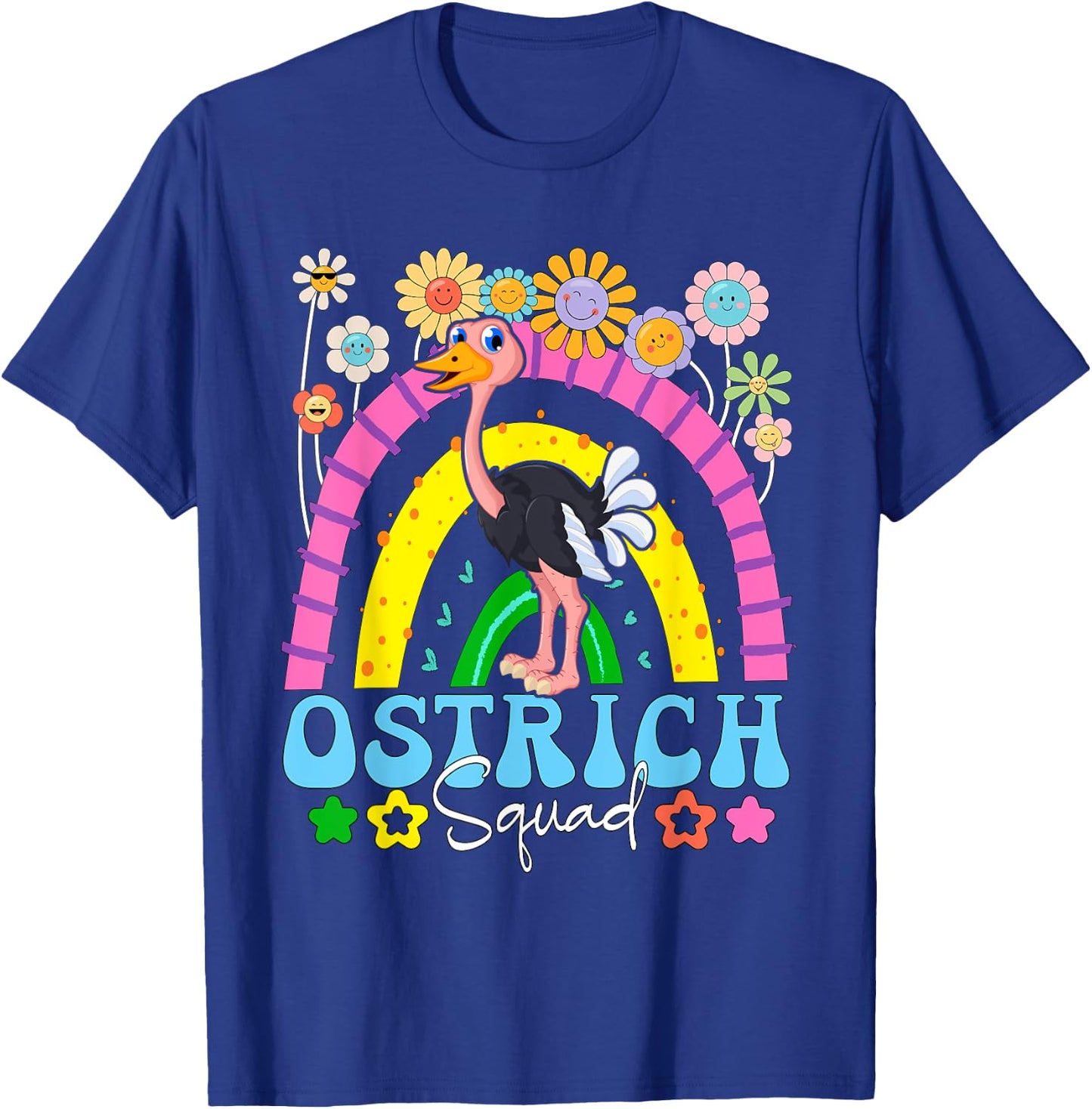 Ostrich Costume Squad Matching Animal Lover Kids Toddler T-Shirt - T-Shirt | Royal