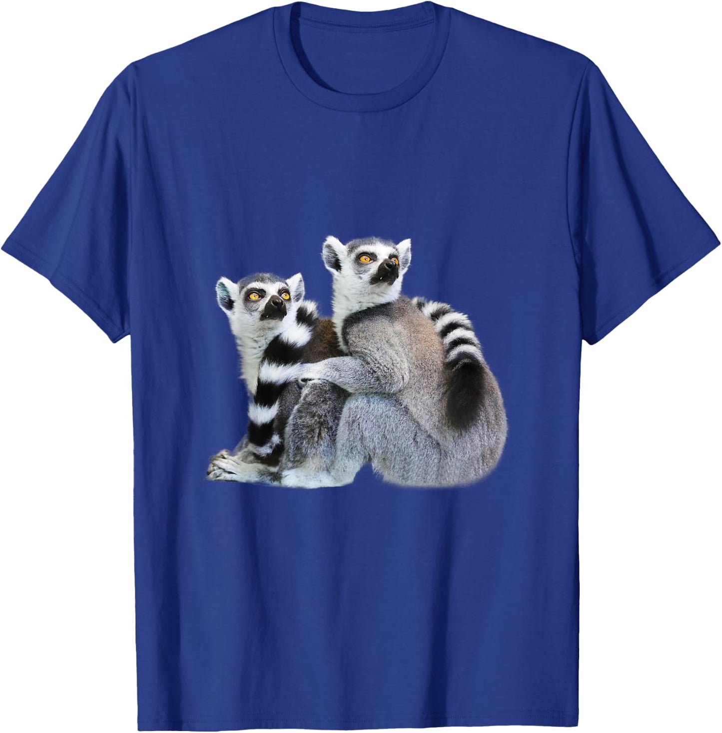 Lemur Lemuren Design Men Women Gift T-Shirt - T-Shirt | Royal