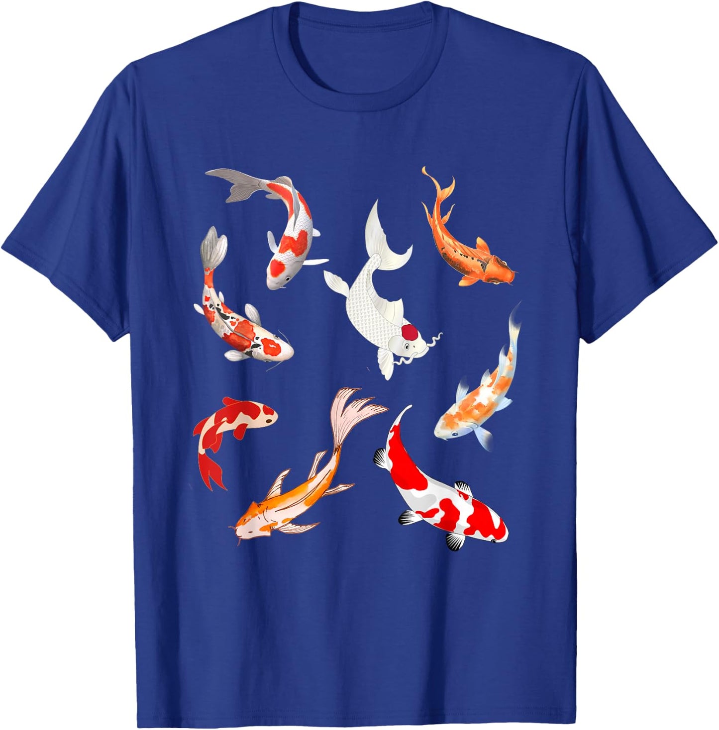 Just A Girl Who Loves Koi fish ornamental fish Fancy carp T-Shirt - T-Shirt | Royal