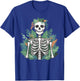 Funny Halloween Skeleton Plants Costume Gardener Men Women T-Shirt - T-Shirt | Royal