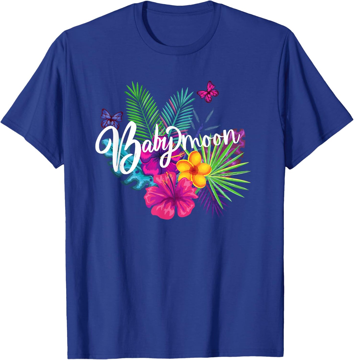 Cute Fun Babymoon Expectant Parents Trip Pregnancy Newborn T-Shirt - T-Shirt | Royal