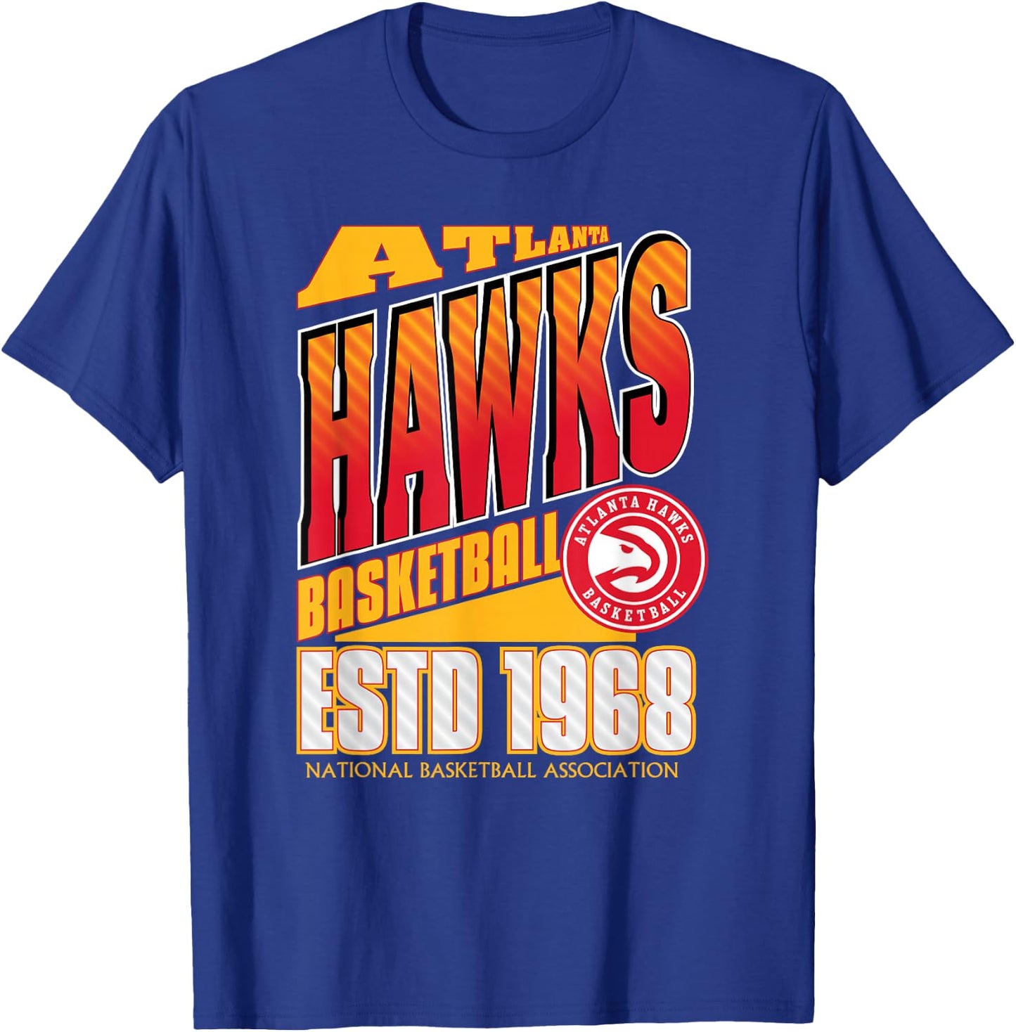 Atlanta Hawks NBA Breakaway , Men's Black Small T-Shirt - T-Shirt | Royal