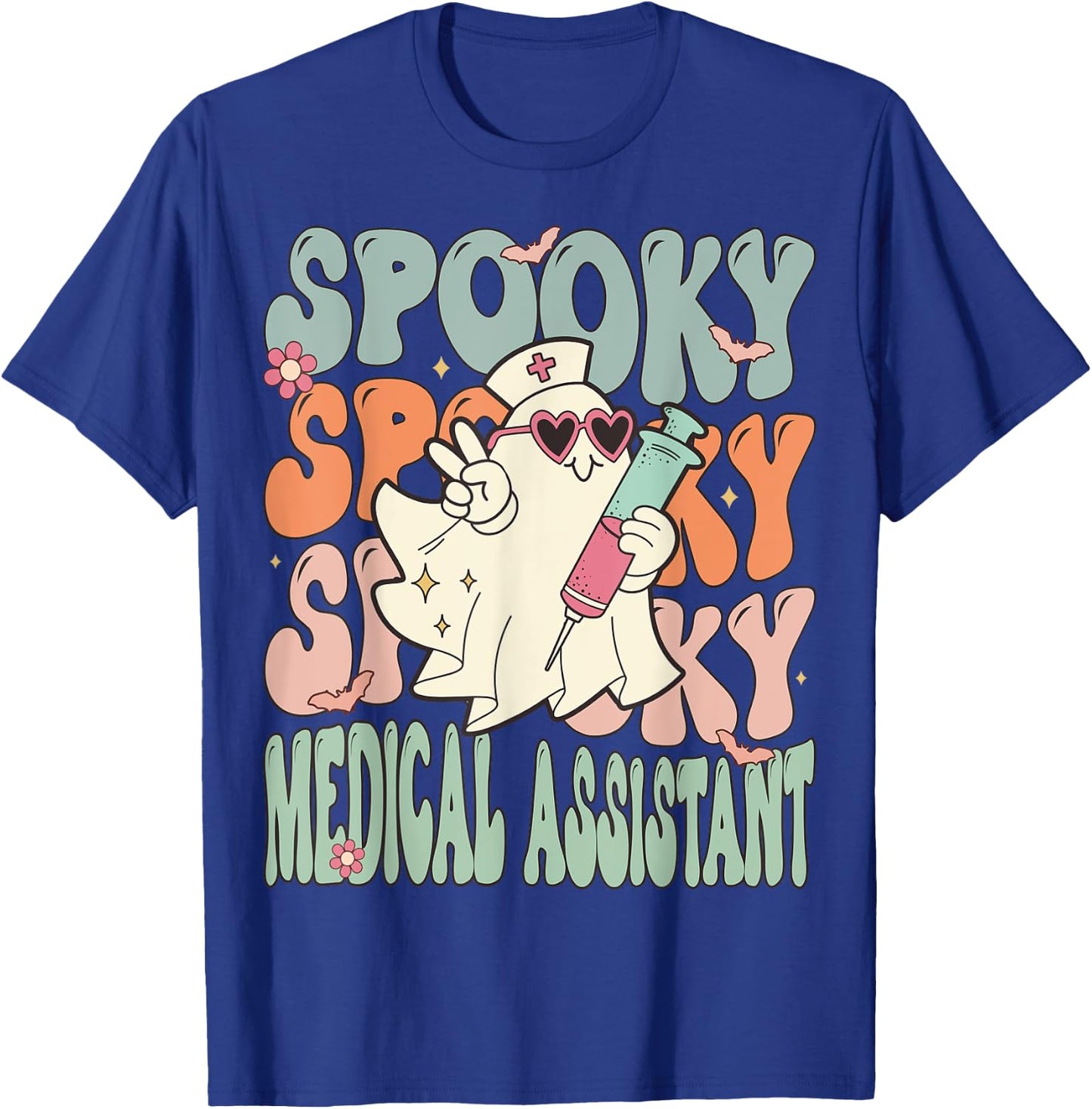 Spooky Medical Assistant Halloween Funny Costume MA T-Shirt - T-Shirt | Royal