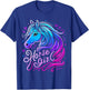 Horses Girl Birthday Love Horses Riding T-Shirt - T-Shirt | Royal