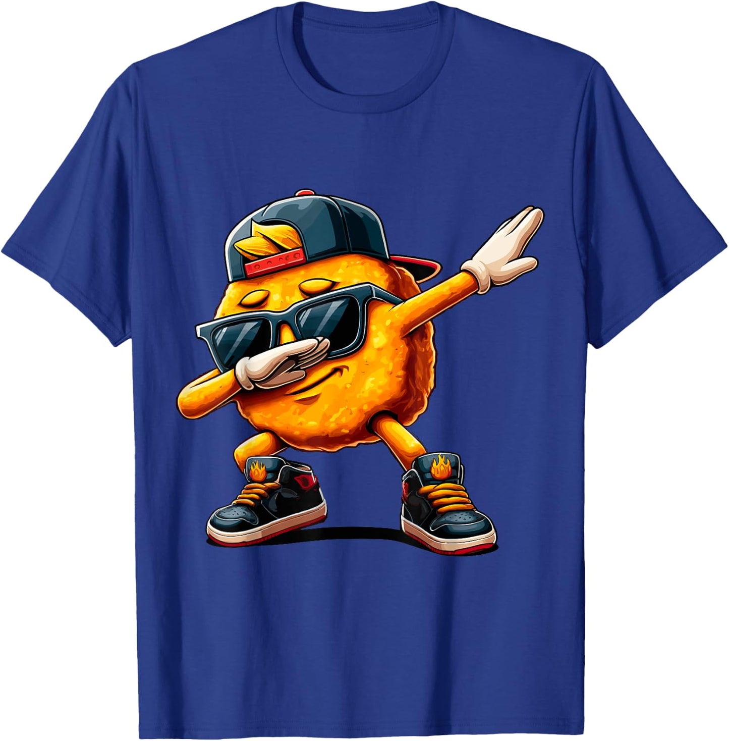Dabbing Nugget cool Chicken Nugget lover T-Shirt - T-Shirt | Royal