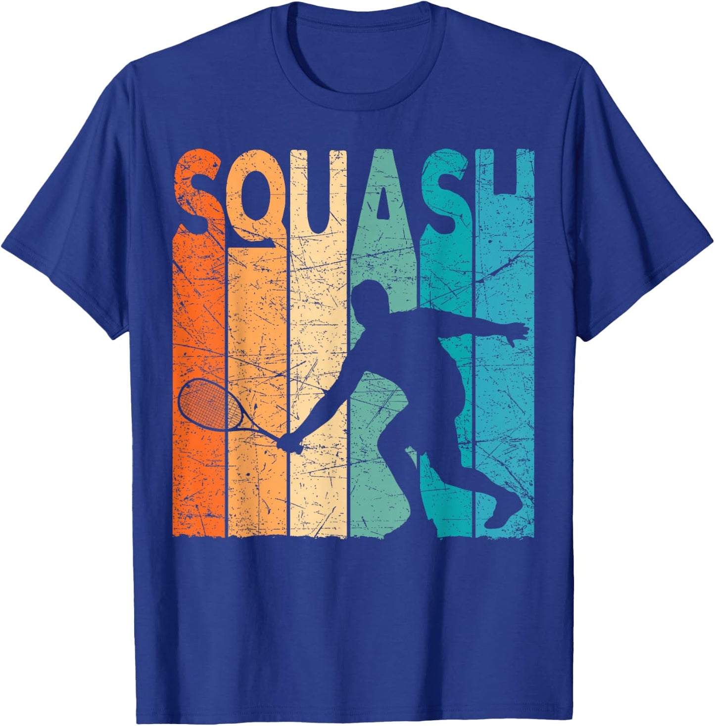 Squash Vintage Squash Player Retro Squash Lover T-Shirt - T-Shirt | Royal