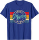 Best Mama Ever Vintage Retro Mother's Day Gift T-Shirt - T-Shirt | Royal