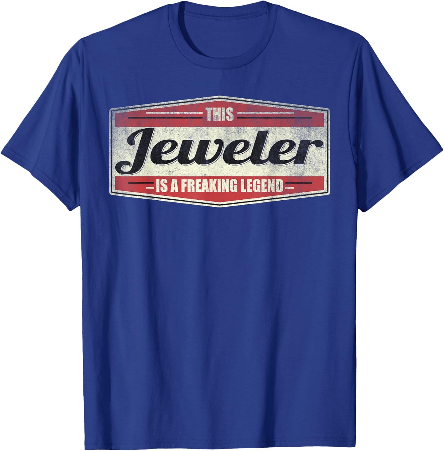 Funny Profession Quote Vintage Jeweler T-Shirt - T-Shirt | Royal