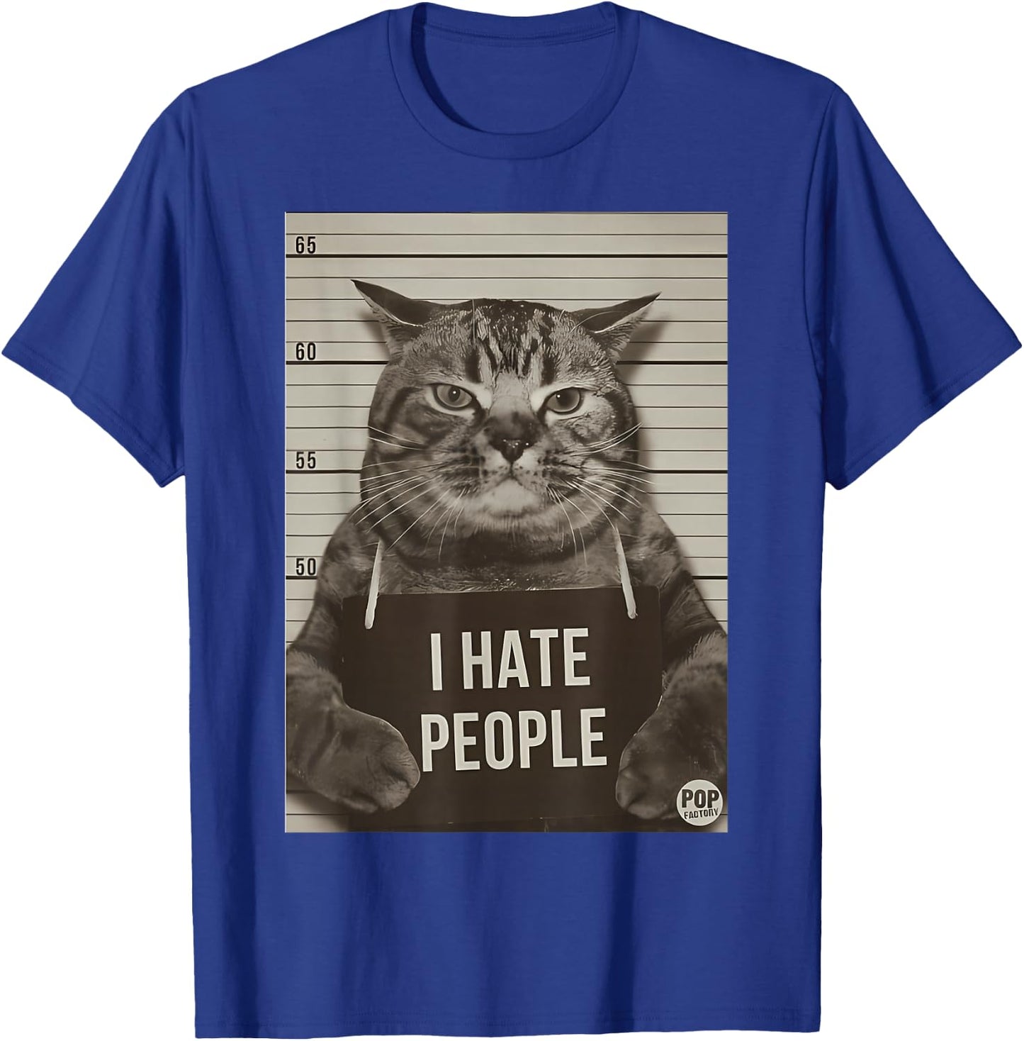Cat funny, Cats love, Cats I Hate People T-Shirt - T-Shirt | Royal