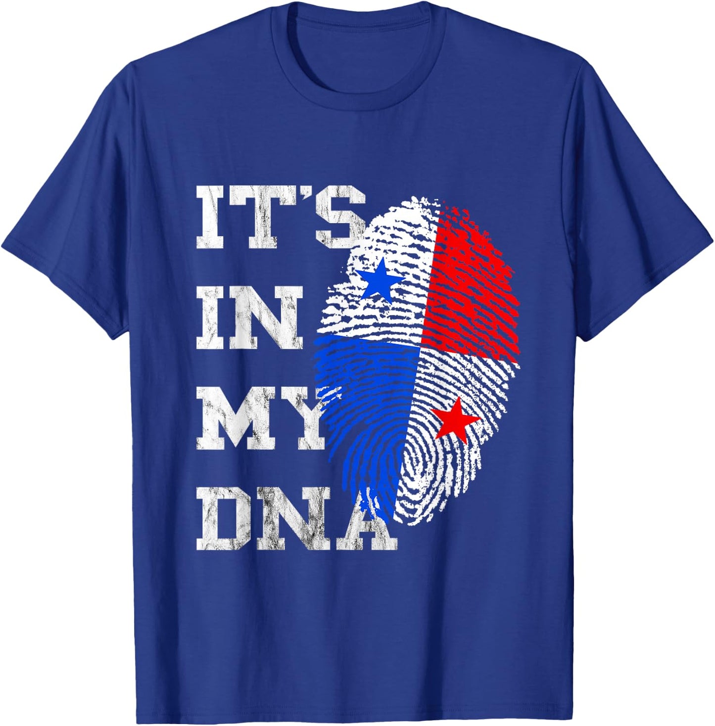 Panama It''s In My DNA Roots Panama Trip Panamanian Flag T-Shirt - T-Shirt | Royal