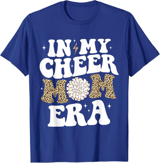 In My Cheer Mom Era Game Day Cheerleading Mom Cheer Mom T-Shirt - T-Shirt | Royal