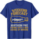Fisher Weekend Forecast Fishing - Fish Northern Pike T-Shirt - T-Shirt | Royal