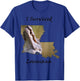 Louisiana Alligator Southern Survival Gator Swamp Design T-Shirt - T-Shirt | Royal