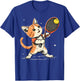 Tennis player Cat on Tennis T-Shirt - T-Shirt | Royal