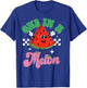 Funny Cute Retro Watermelon One In A Melon Summer Vacation T-Shirt - T-Shirt | Royal