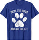 Save the Dogs Abolish the ATF Vintage , Small, Black T-Shirt - T-Shirt | Royal