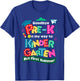 Goodbye Pre-k Graduation To Kindergarten First Summer Kids T-Shirt - T-Shirt | Royal