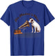 JRT Designs His Master's Voice RCA Victor Nipper Dog , Small, Black T-Shirt - T-Shirt | Royal
