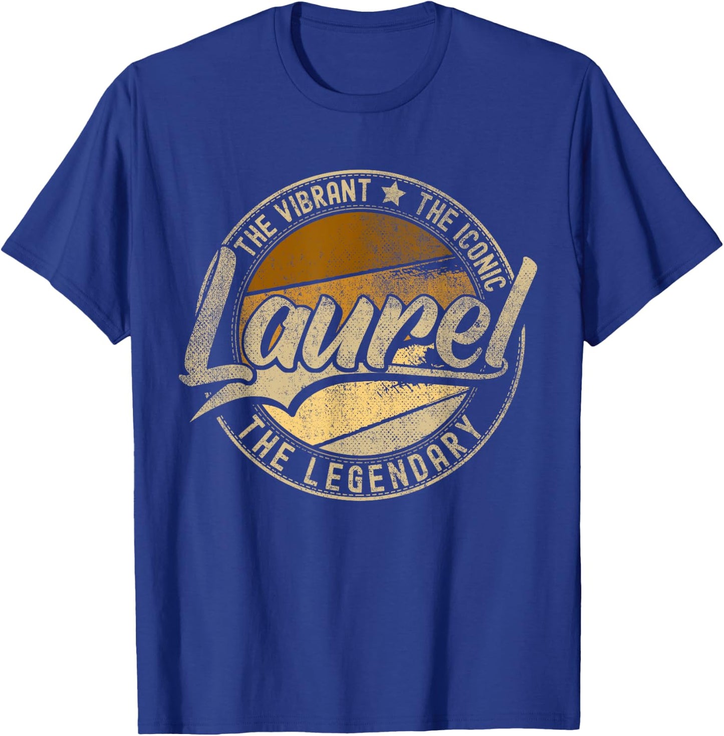 Laurel MS | Mississippi | Vintage Distressed T-Shirt - T-Shirt | Royal