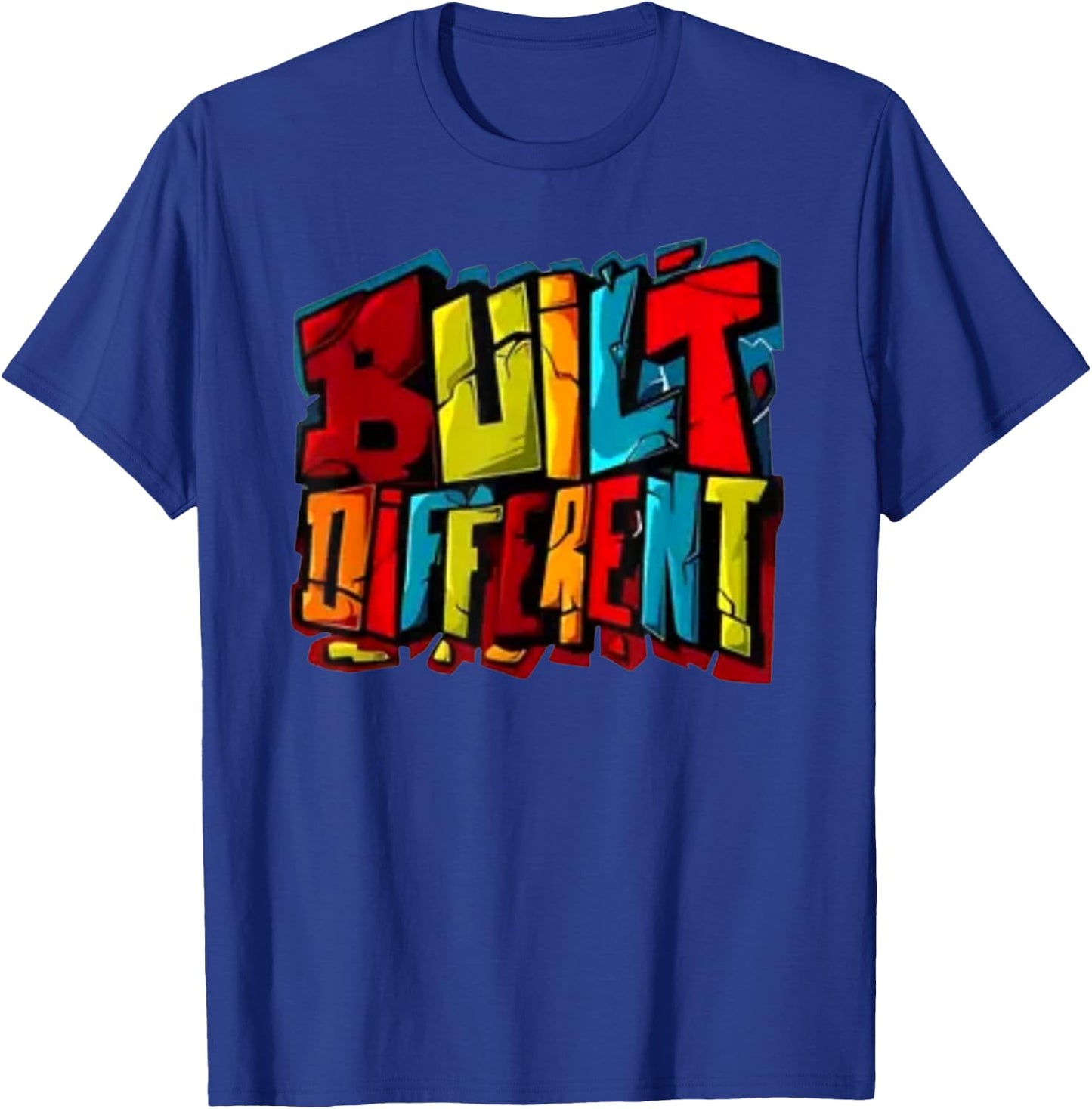 Built Different - Unique Identity T-Shirt - T-Shirt | Royal