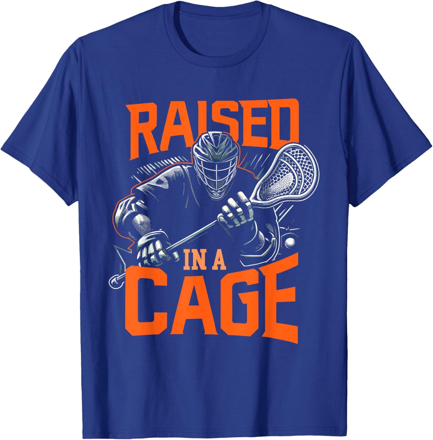 Goalkeeper Lax Goalie Lacrosse Goalie Lacrosse Player T-Shirt - T-Shirt | Royal