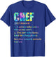 Chef Definition Cooking Kitchen Funny Cook Saying Tie Dye T-Shirt - T-Shirt | Royal
