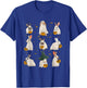 Spooky Rabbit Ghost Halloween Scary Bunnies With Pumpkins T-Shirt - T-Shirt | Royal