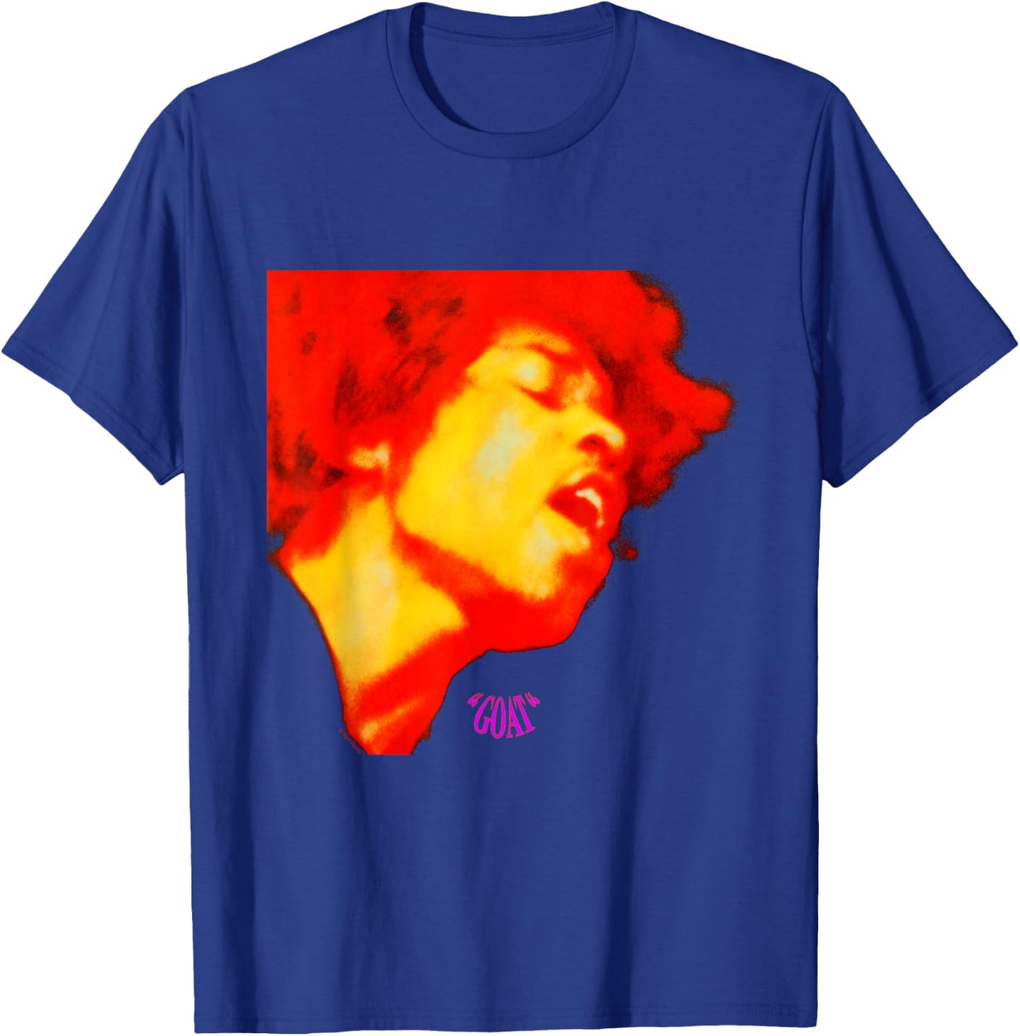 Karl Ferris Jimi Hendrix Electric Ladyland Cover GOAT T-Shirt - T-Shirt | Royal
