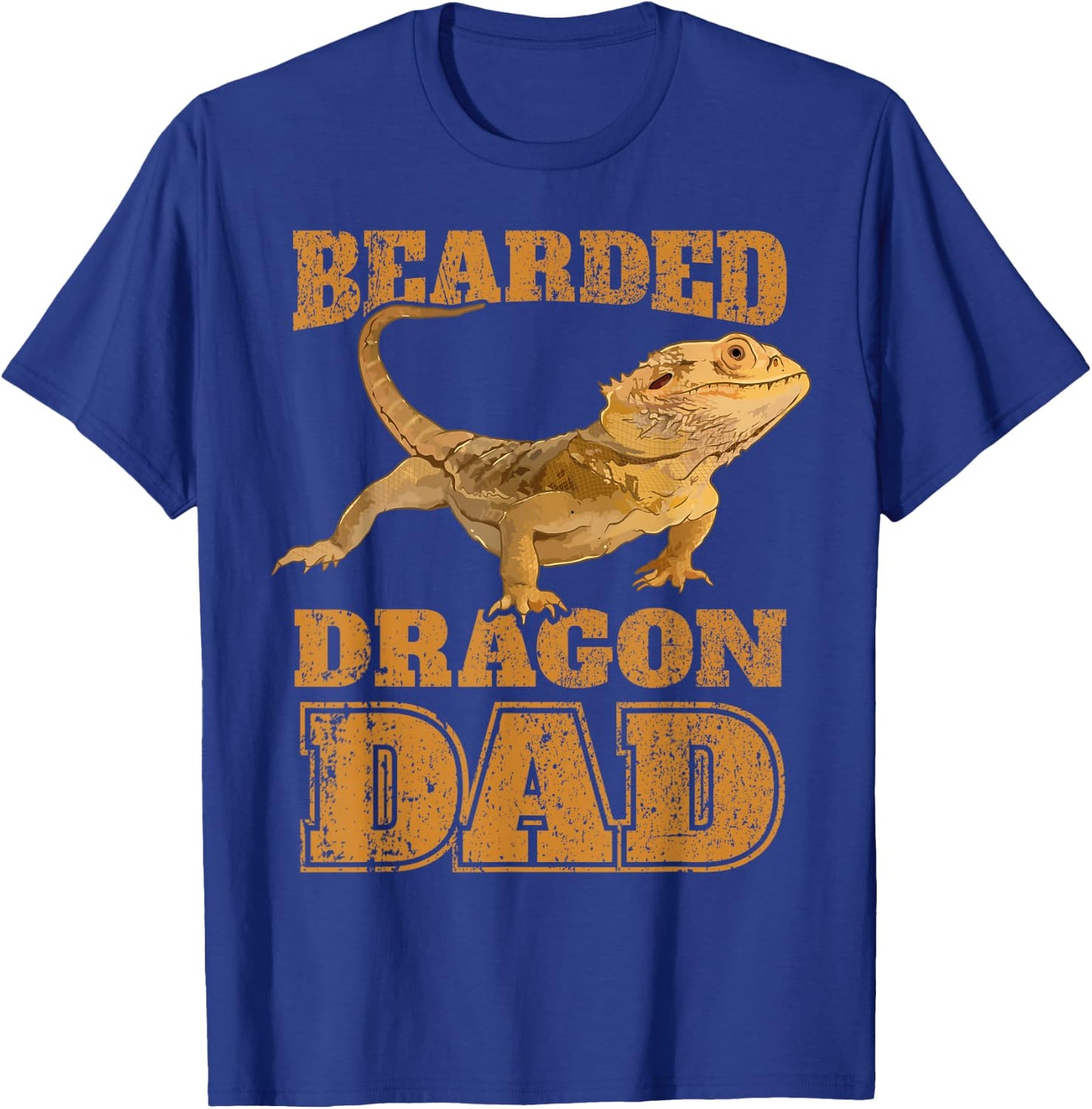 Bearded Dragon Dad Papa Bearded Dragon Father T-Shirt - T-Shirt | Royal