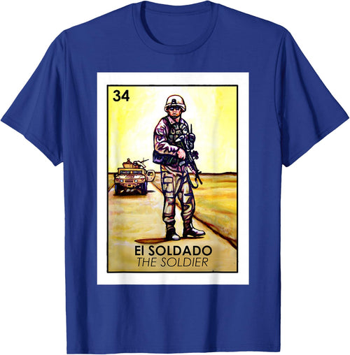 El Soldado Card Mexican Lottery Card