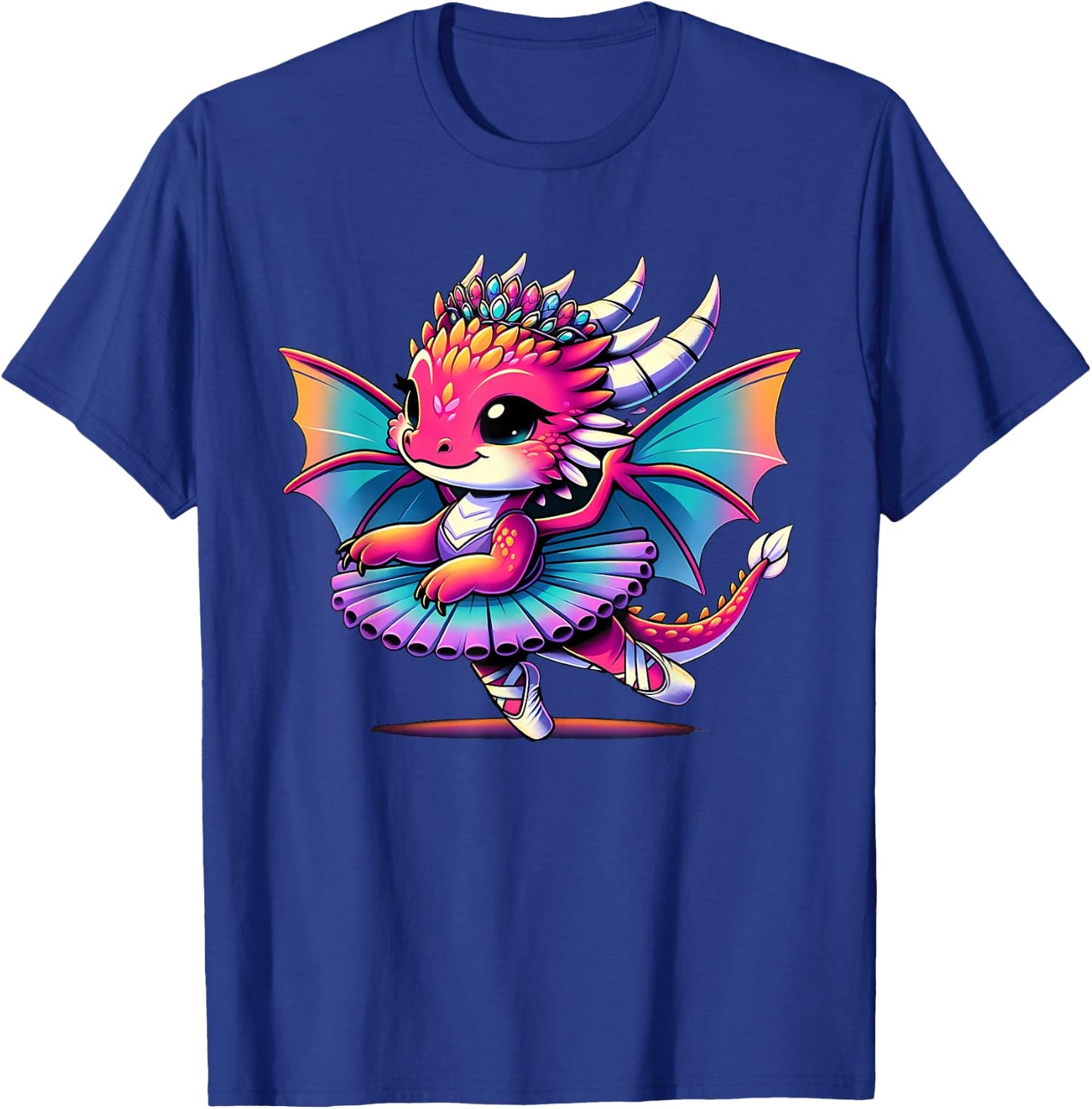 Ballerina Dragon Dancing T-Shirt - T-Shirt | Royal