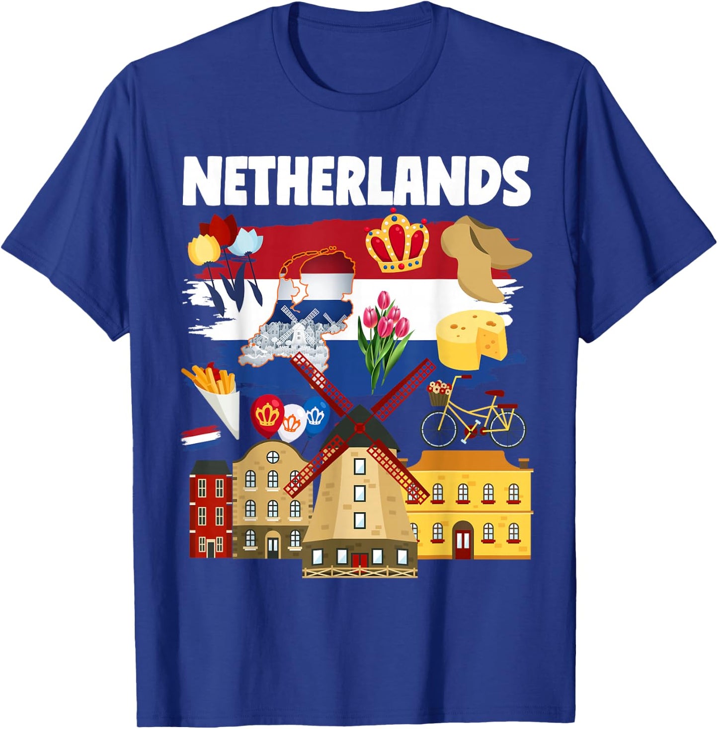 Netherlands Flag Outfit Idea for Kids & Holland Dutch Flag T-Shirt - T-Shirt | Royal