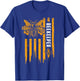 Beekeeping American Flag Honeycomb Honey Bees Beekeeper T-Shirt - T-Shirt | Royal