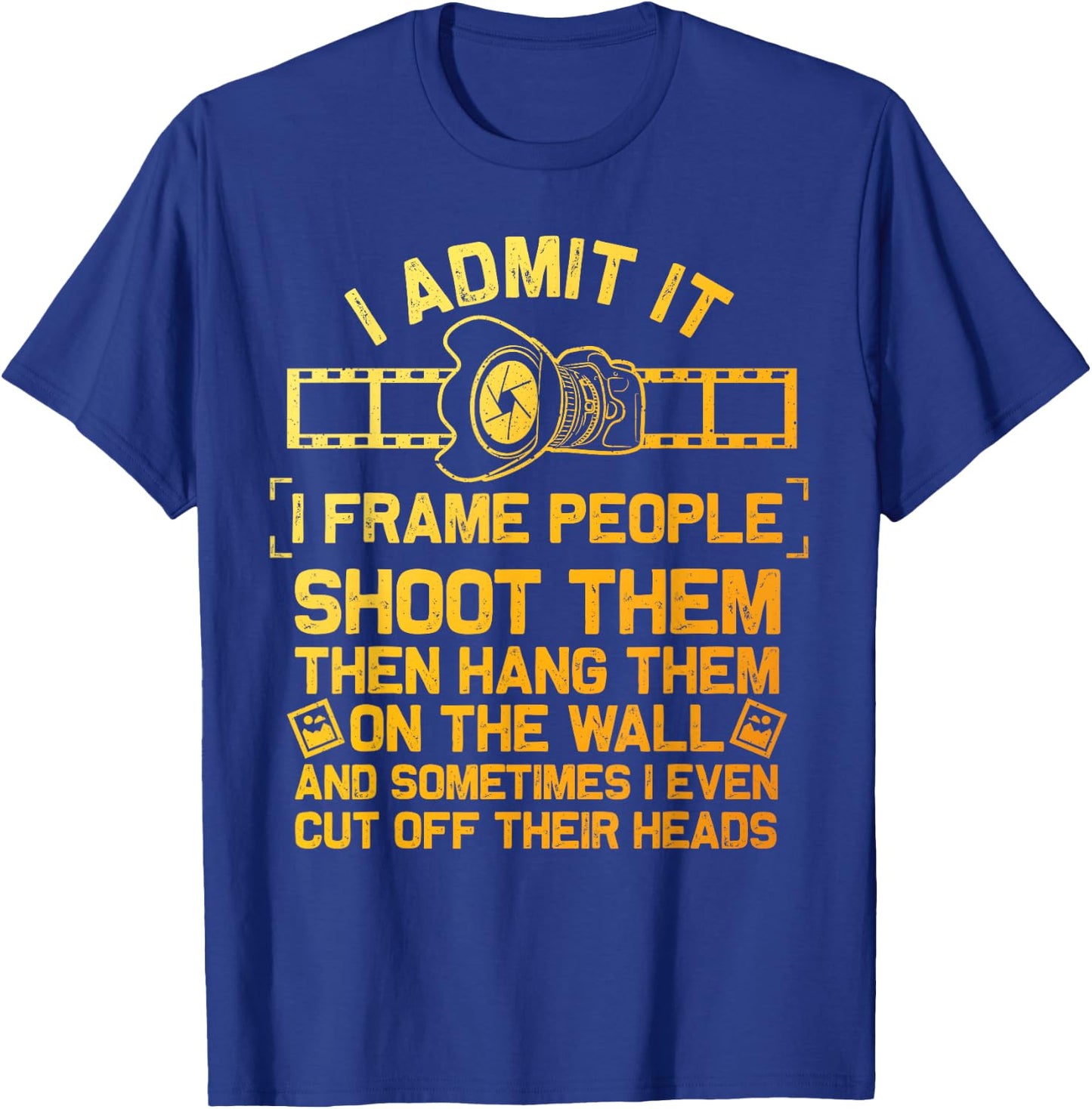 Cool Photographer Design Women Camera Photography T-Shirt - T-Shirt | Royal