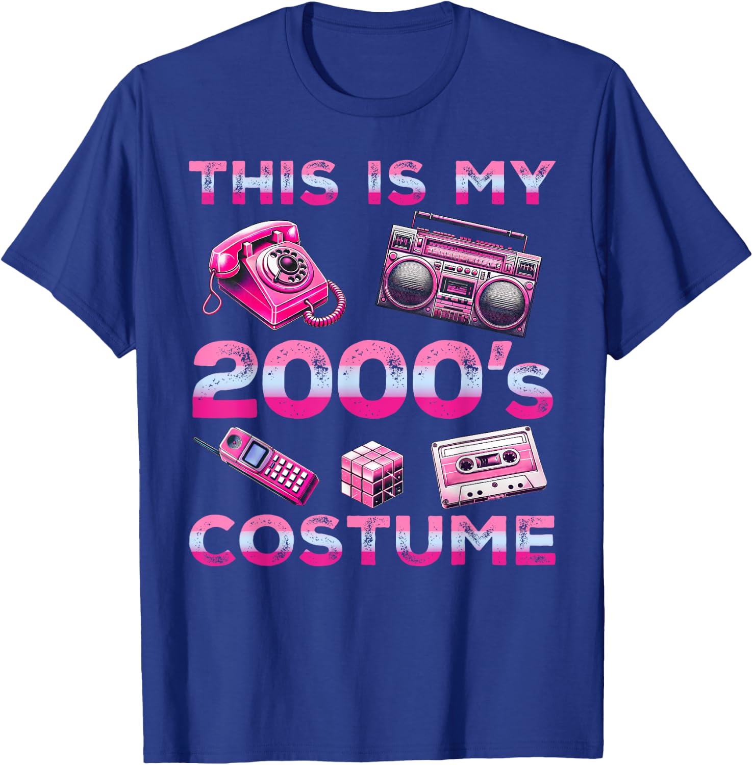This Is My 2000s Costume 2000's style 2000s Retro Party T-Shirt - T-Shirt | Royal