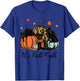 It's fall y'all Black Cats Thanksgiving Funny T-Shirt - T-Shirt | Royal