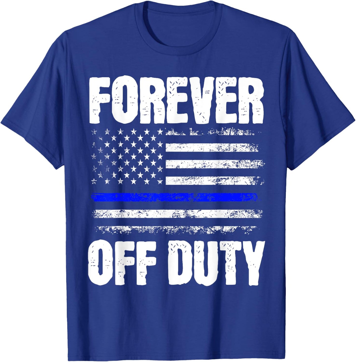 Retired Police Officer Cop T-Shirt - T-Shirt | Royal