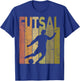 Futsal Vintage Indoor Soccer Futsal Player Retro T-Shirt - T-Shirt | Royal