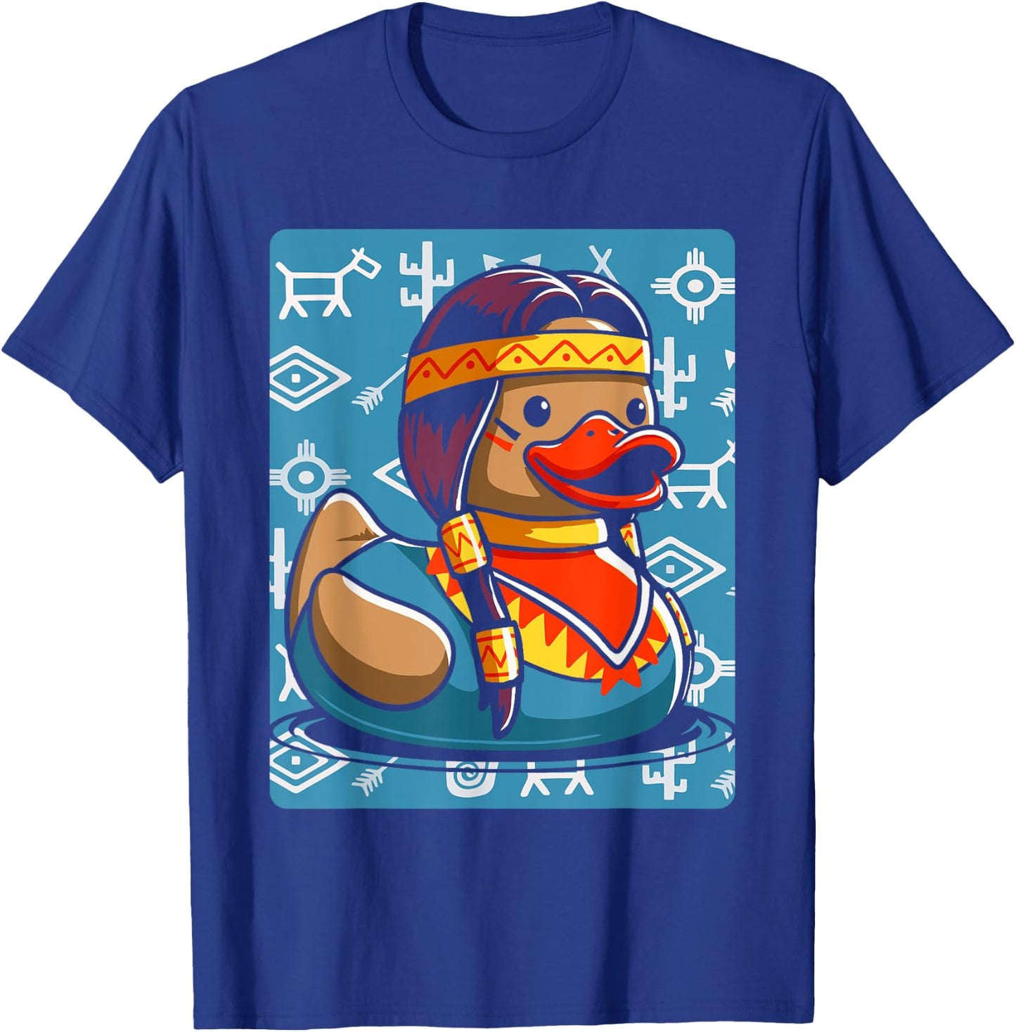 Native American Duck T-Shirt - T-Shirt | Royal
