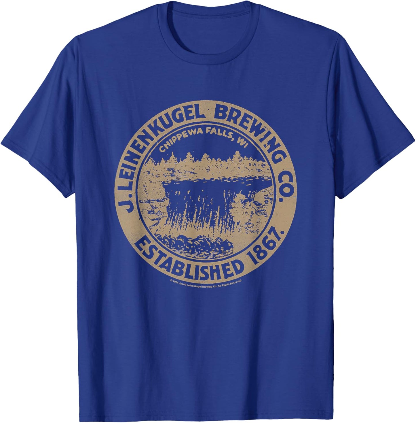 Coors Brewing Company J. Leinenkugel Brewing Co. Vintage T-Shirt - T-Shirt | Royal