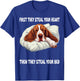 Basset Hound Sleeping Pajamas Nightgown T-Shirt - T-Shirt | Royal