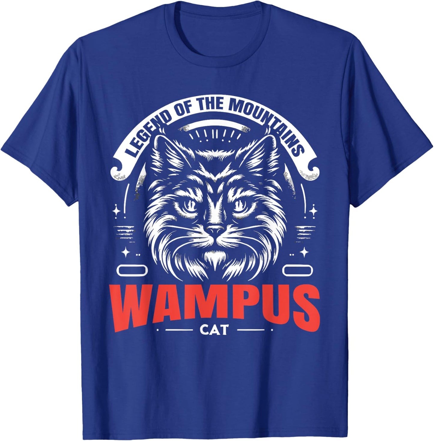 Wampus Cat American Folklore Cryptozoology Cryptid T-Shirt - T-Shirt | Royal
