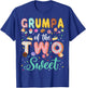 Grumpa Of The Two Sweet Birthday Girl Donut Lover T-Shirt - T-Shirt | Royal