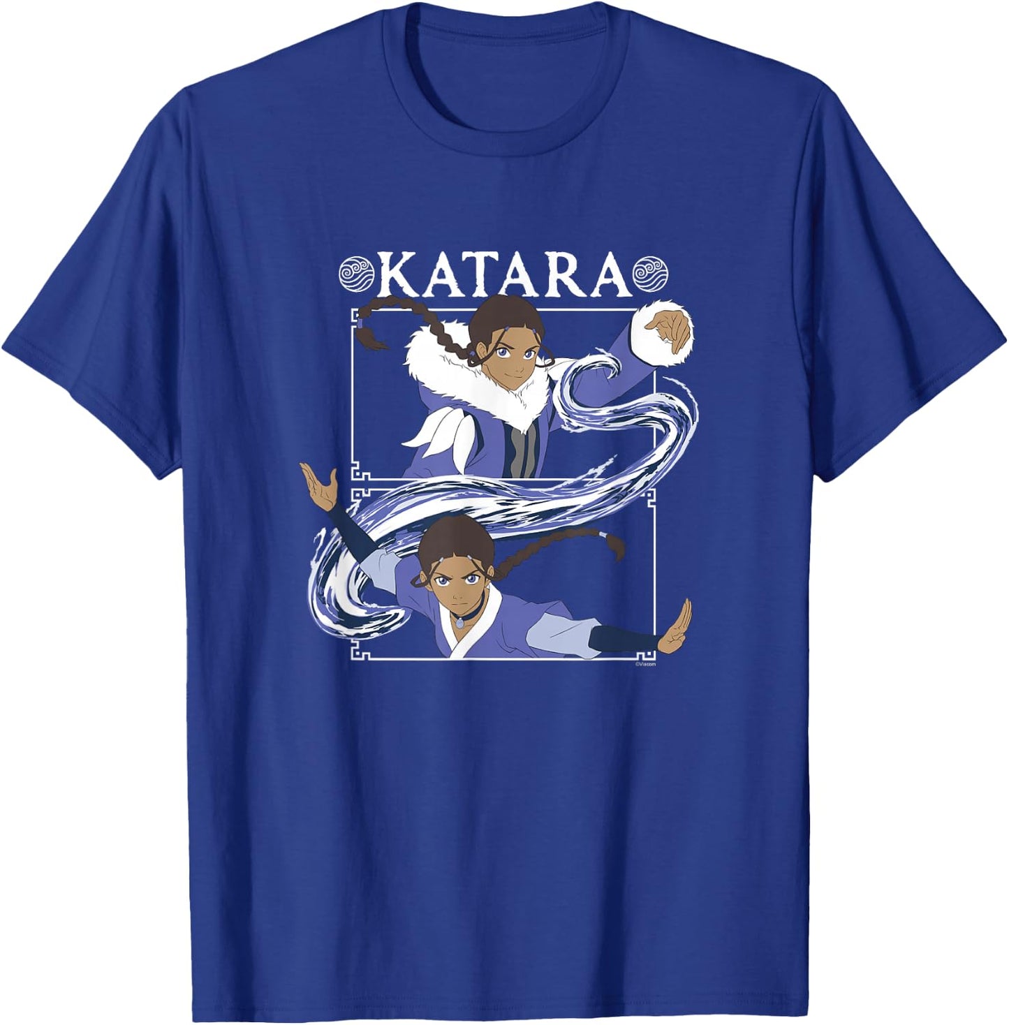 Avatar: The Last Airbender Katara Waterbending Master Panels T-Shirt - T-Shirt | Royal
