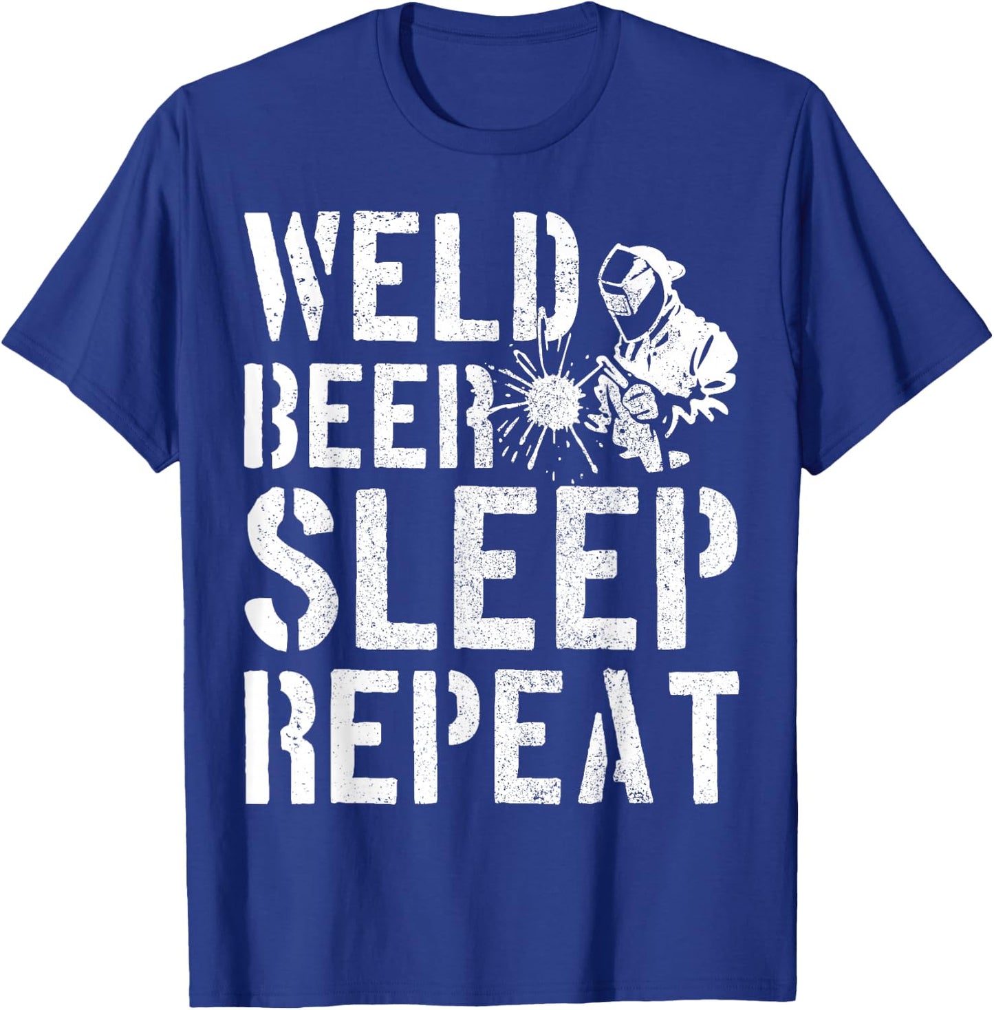 Welding Locksmith Welder Funny Gift T-Shirt - T-Shirt | Royal