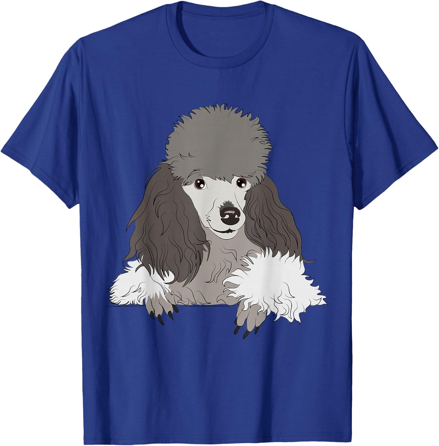 Sarcastic Dog Shirts Co18 Dog Lover Gifts Women's Graphic Cool Poodle Men's T-Shirt - T-Shirt | Royal