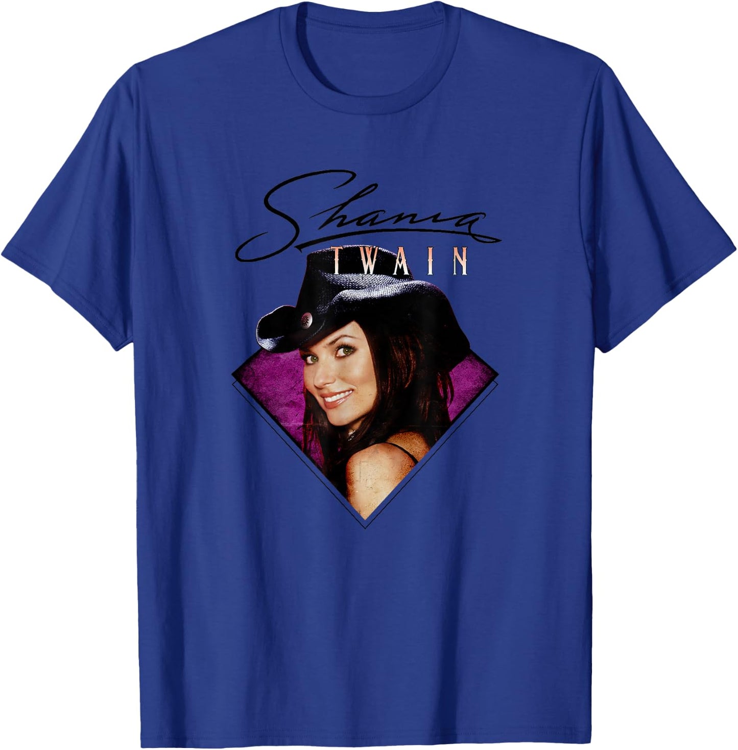 Official Shania Twain Purple Photo T-Shirt - T-Shirt | Royal