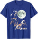 Cow Howling at Moon Vintage 90s Graphic T-Shirt - T-Shirt | Royal