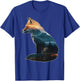 Fox Forest Nature Lover Mountains Camping Bushcraft Foxes T-Shirt - T-Shirt | Royal