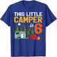 This Little Camper Is 6 Year Old Camping 6th Birthday T-Shirt - T-Shirt | Royal